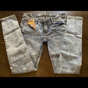 Machine Acid Wash Jeans NWT